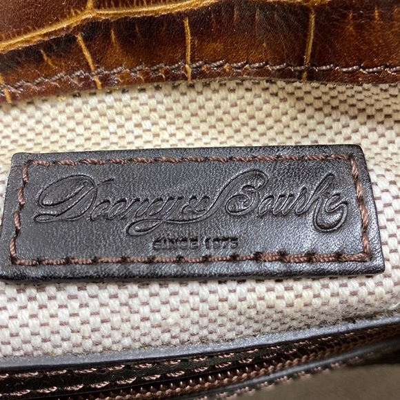 Dooney & Bourke vintage brown leather reptile print - Picture 6 of 16